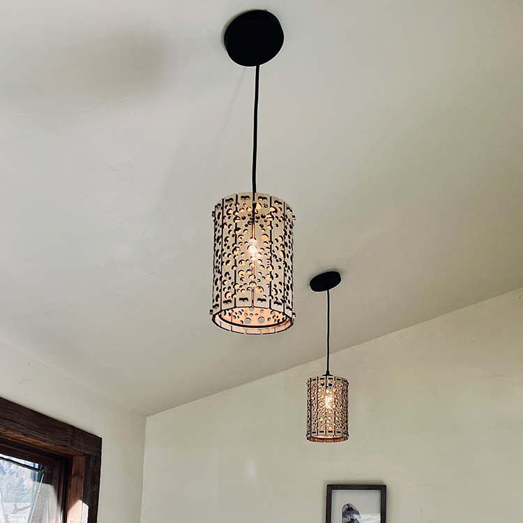 woody bubbly pendant